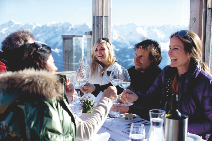 Wein auf der Kristallhütte